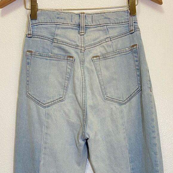 A&F - Curve Love The Ankle Straight Ultra High Rise Jeans - size 0/25 - Picture 6 of 6